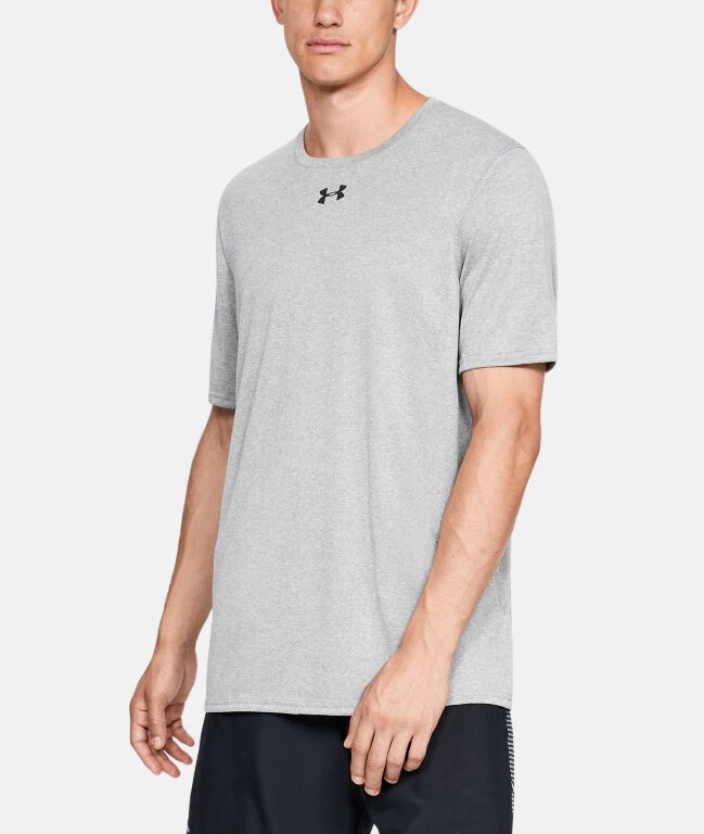 Under Armour Men’s UA 2.0 Short Sleeve Locker Tee 1305775-025 True Gray Heather