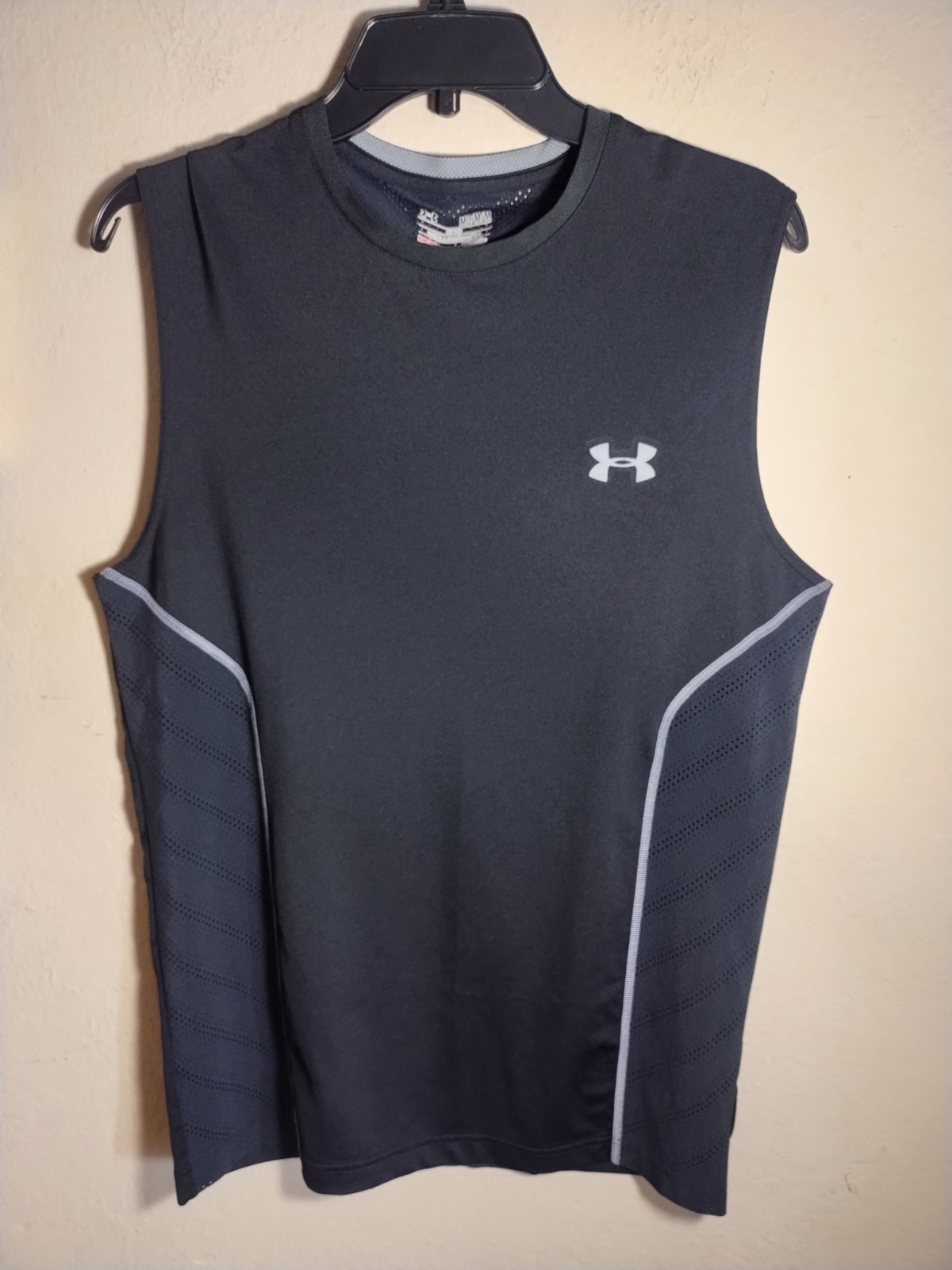 Under Armour Shirt Men M Heat Gear Fitted Compression Tank