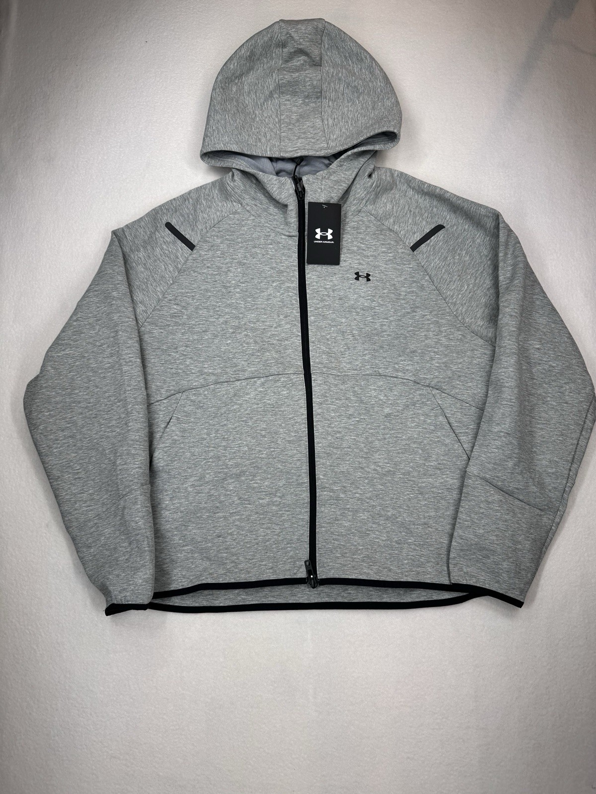 Under Armour Women’s Unstoppable Fleece Full-Zip Gray Large NWT $110 MSRP