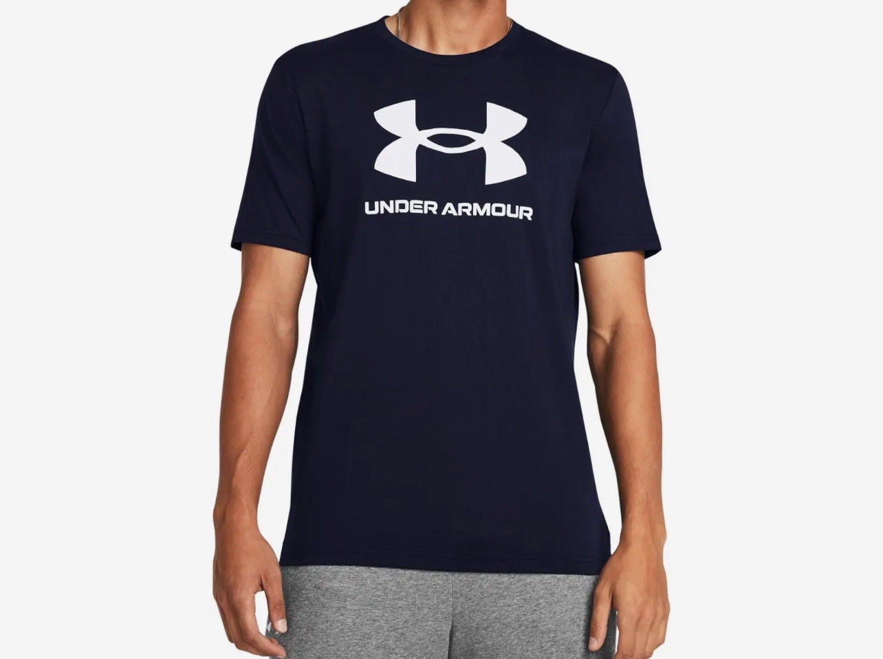 NWT Under Armour Men’s Sportstyle Big Logo Short-Sleeve T-Shirt Size L UA155