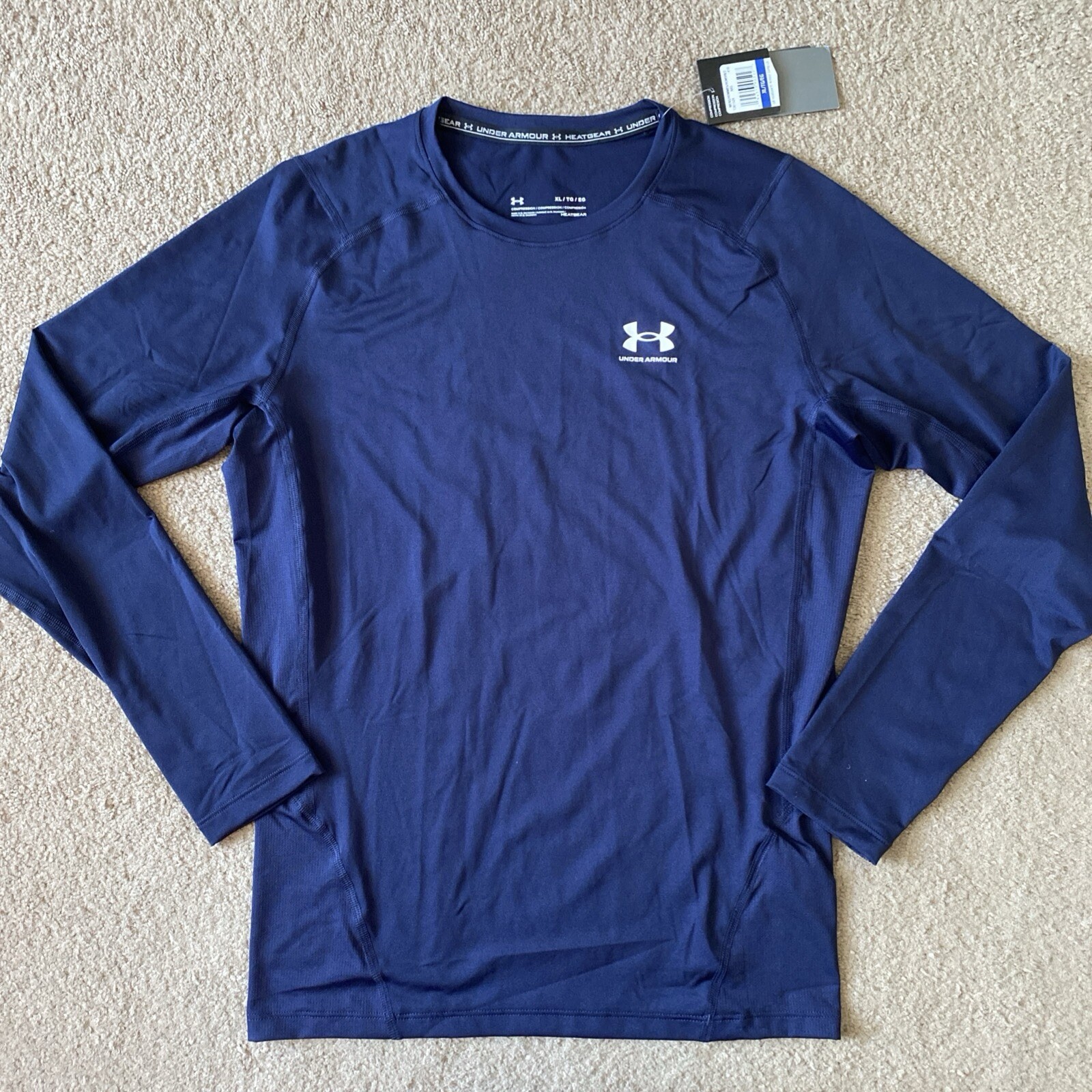 Under Armour Men’s UA HeatGear Size XL Compression Shirt Long Sleeve NWT