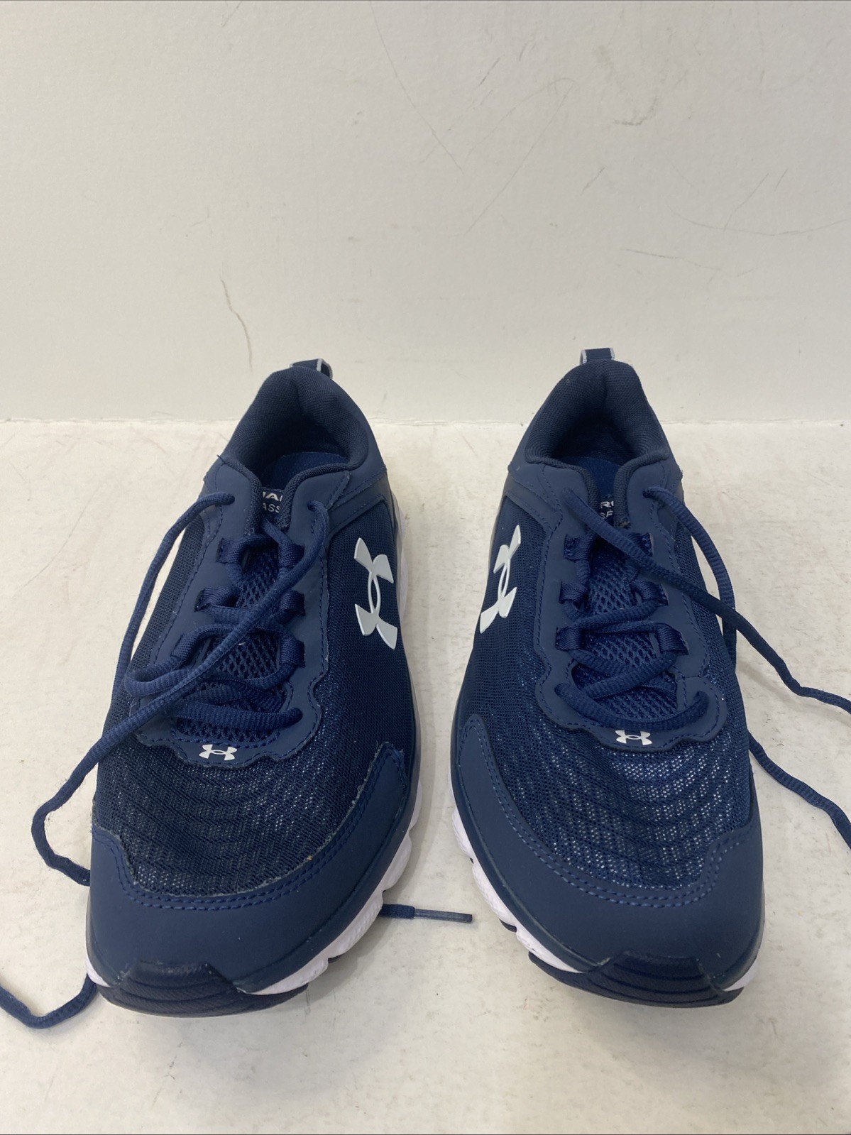 Under Armour Mens Charged Assert 9 3024857-400 Blue Running Shoes Sneakers Sz 10
