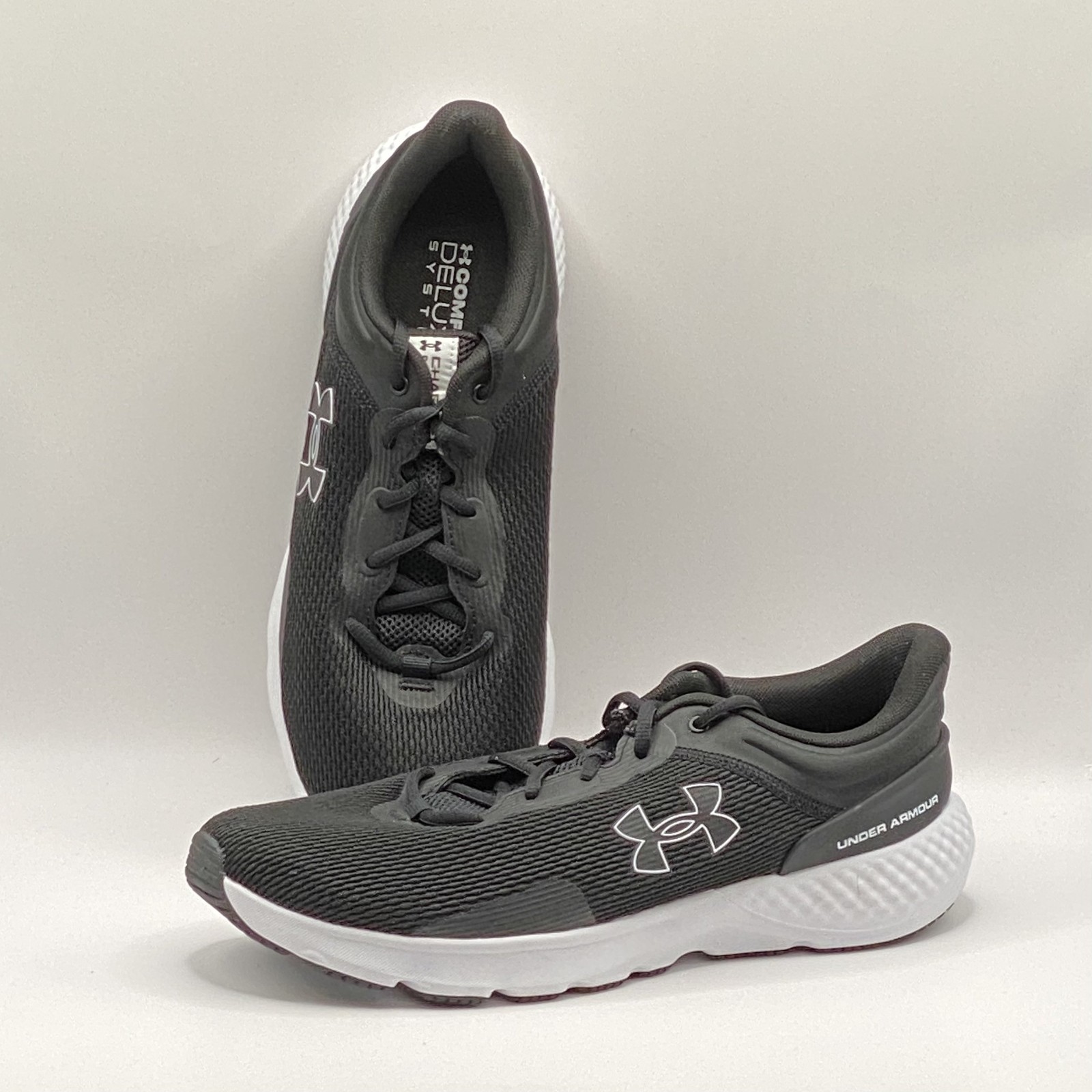 Mens Under Armour Charged Escape 4 Running Shoes Black sz. 10 3028234-002