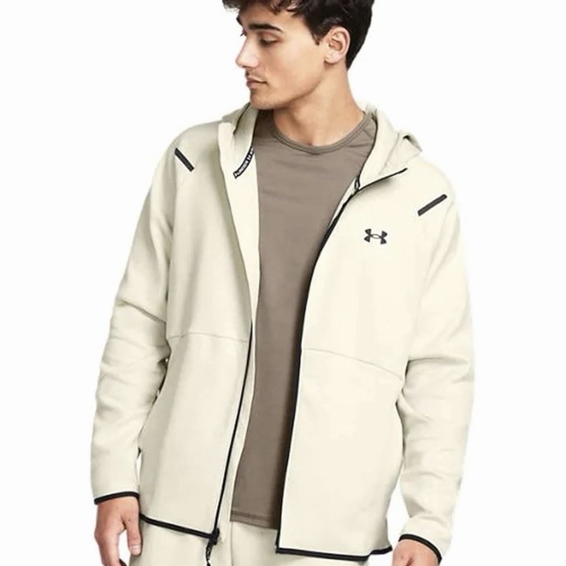 Under Armour Adult Men’s Unstoppable Fleece Full-Zip Polyester Hoodie MEDIUM