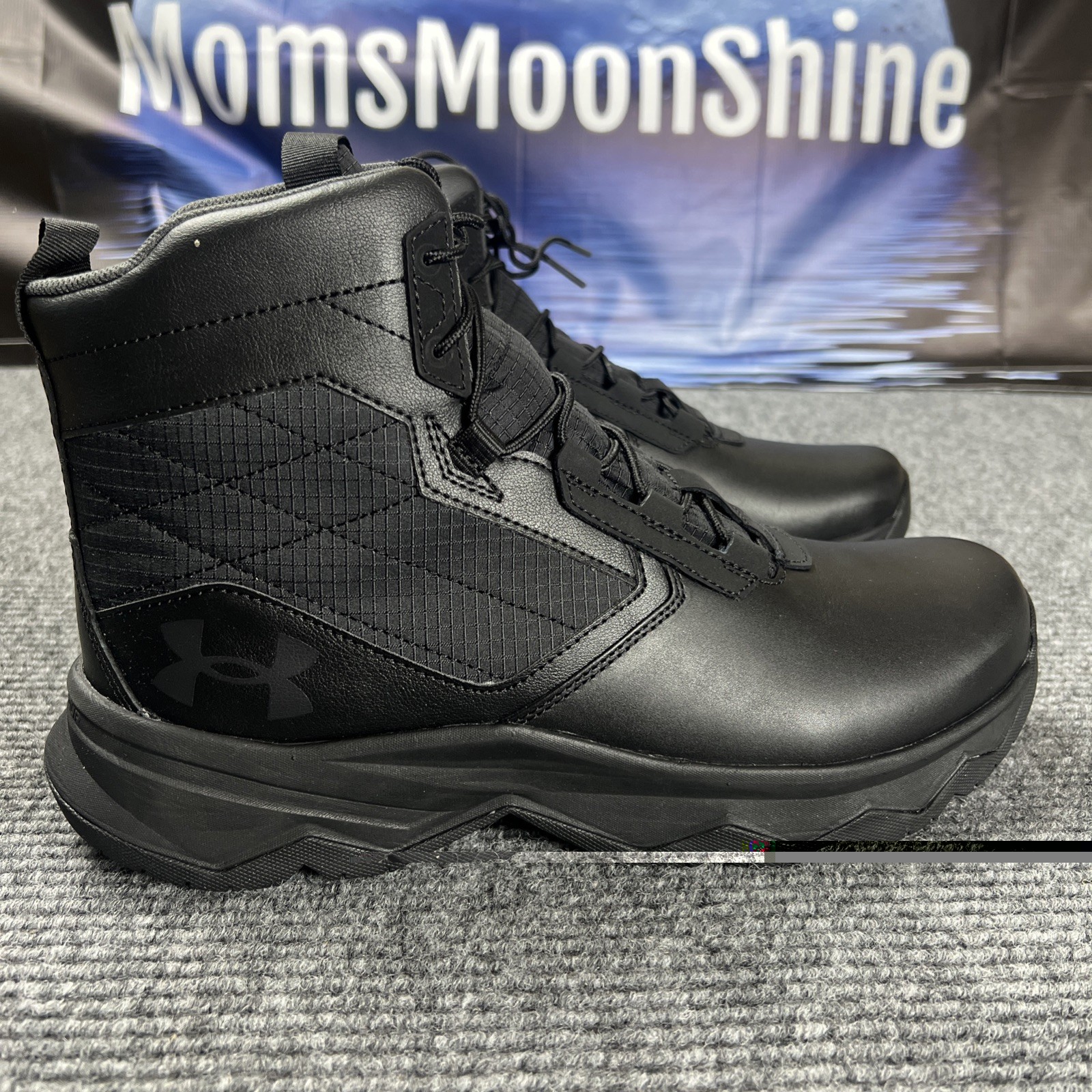 Under Armour Mens Boots Stellar G2 Sz 12 Black Tactical Hiking Casual Duty UA