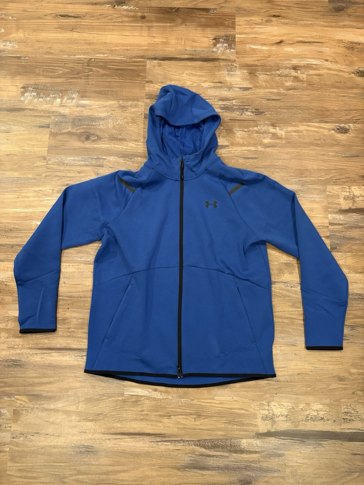 Men’s Blue Under Armour Unstoppable Fleece Full-Zip Size Medium NEW WITH TAGS