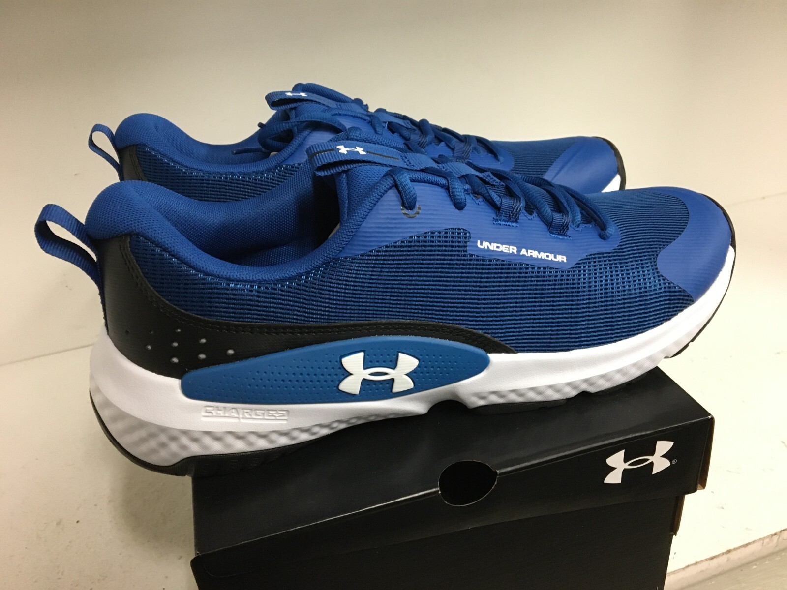Under Armour Dynamic Select UA Blue Black Men’s Cross Training Shoes 3026608