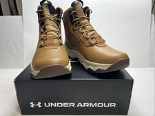 Under Armour Stellar G2 Men’s 6″ Boots Size 10 Brn/Wht 3025578-200