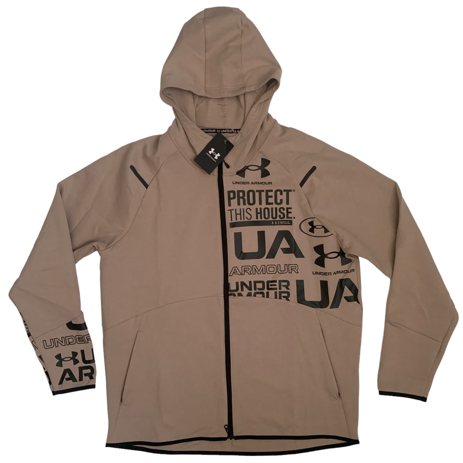 Under Armour Men’s Sz XL Unstoppable Full Zip Protect This House Sweatshirt New
