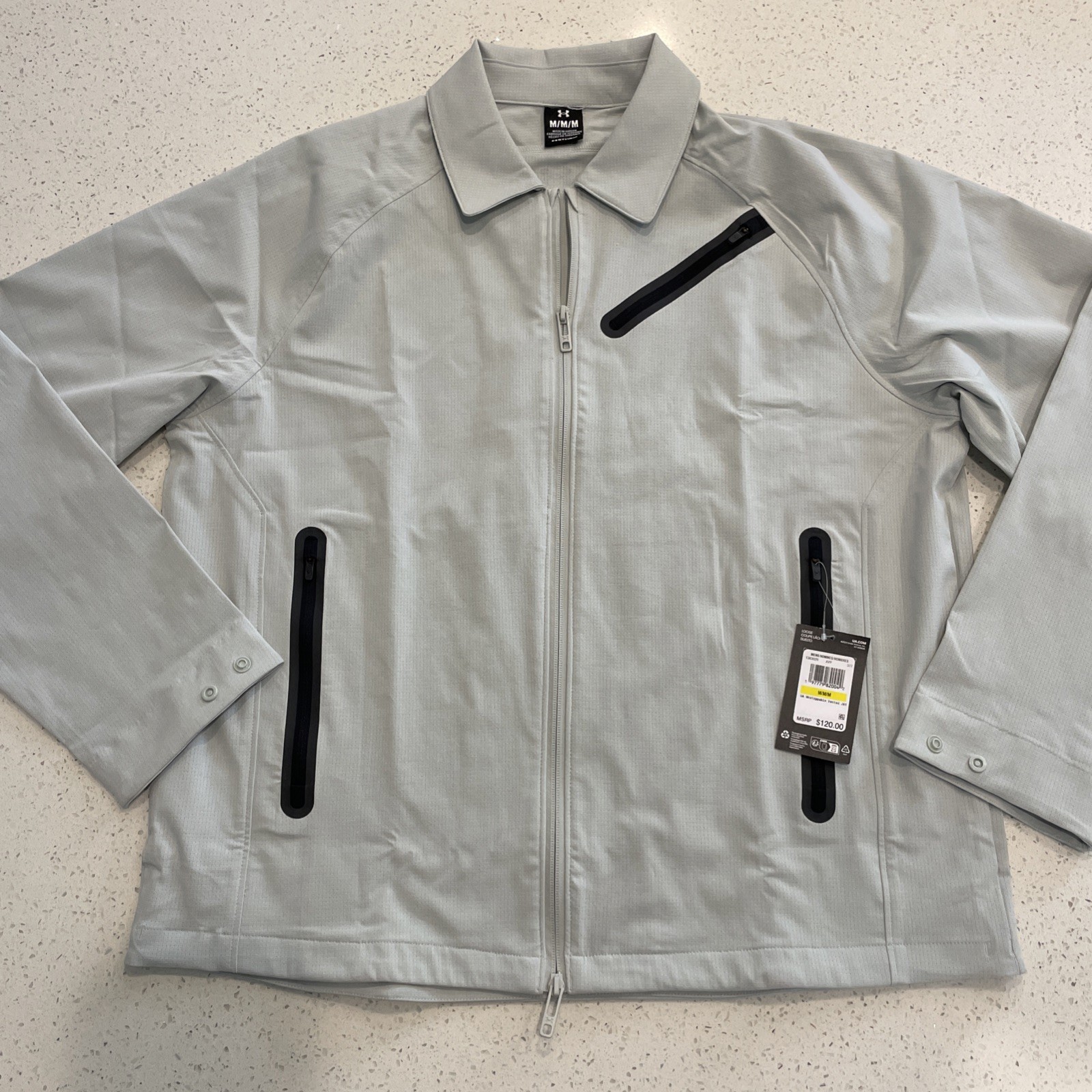NWT Under Armour Unstoppable Vented Jacket Men’s Medium Full Zip