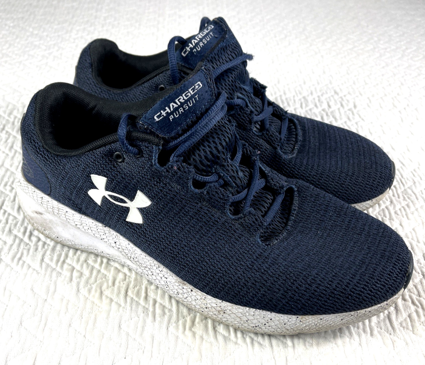 Under Armour Mens 10 Charged Pursuit 3023304-01 Blue Running Shoe Sneakers