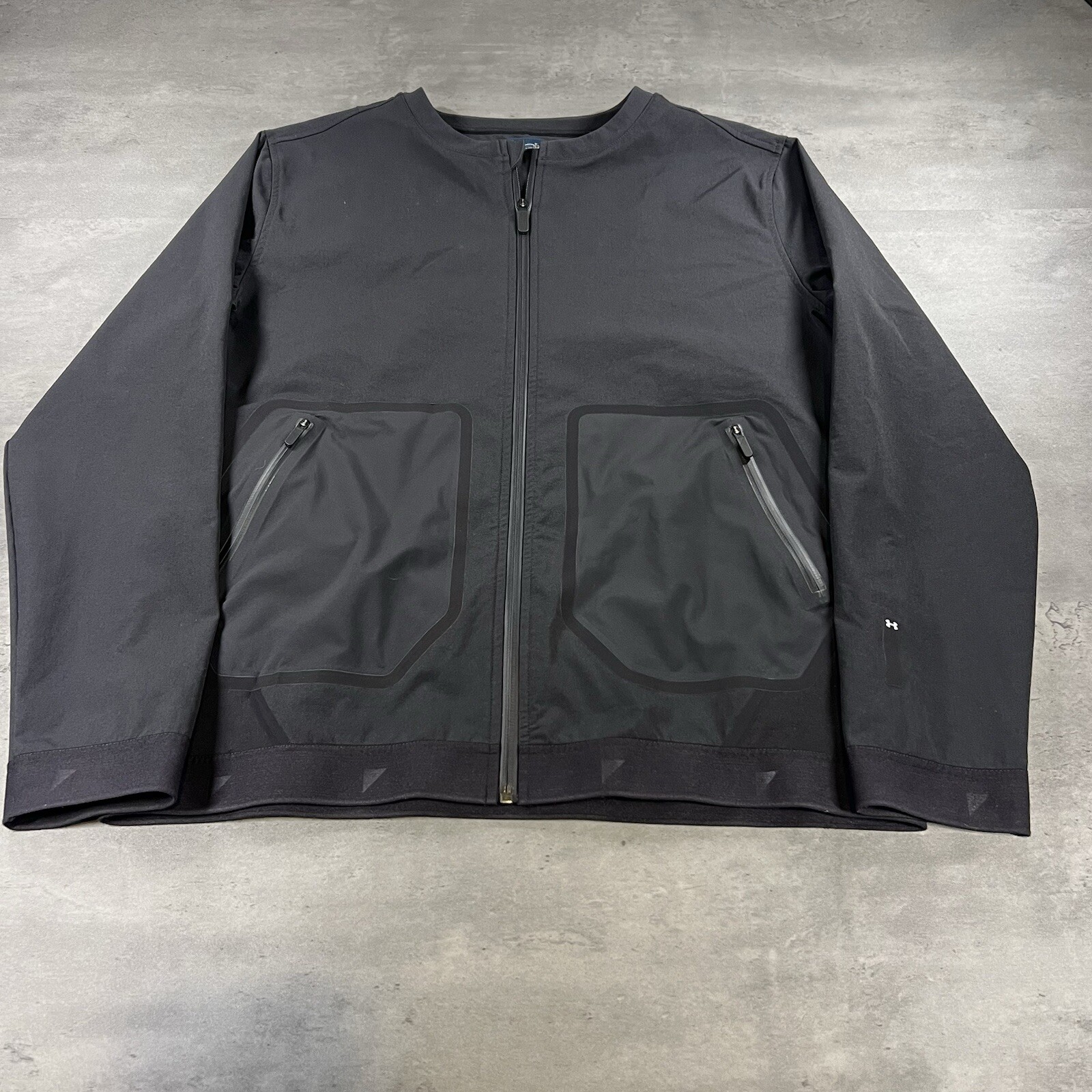 Under Armour Jacket Men M Unstoppable Vent Full Zip Training Drive Pro Storm