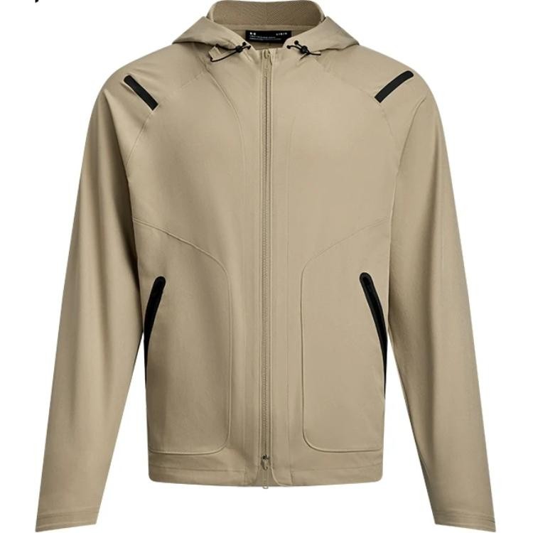 Under armour Unstoppable Series Hooded Zipper Fashion Solid Jacket
