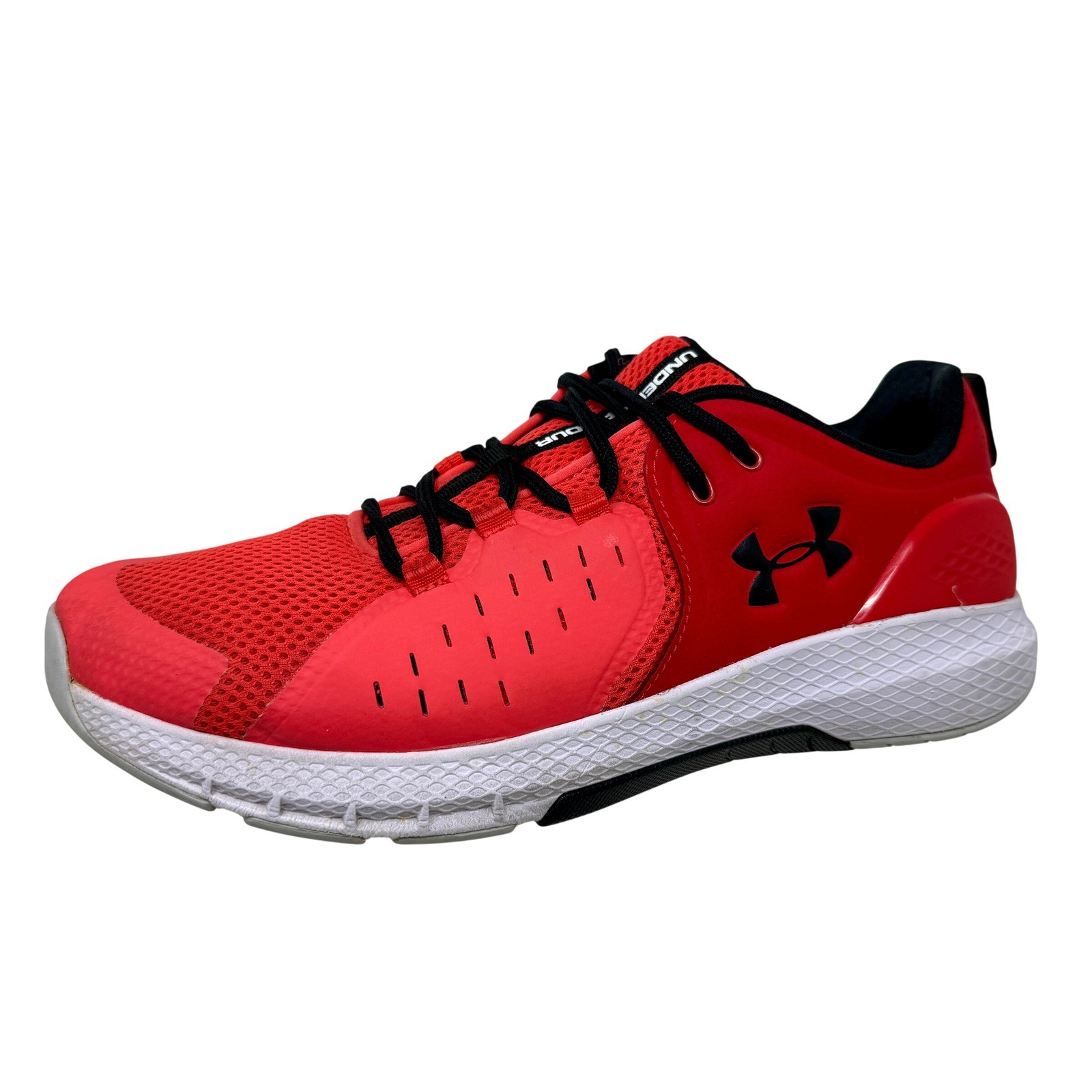 Under Armour Charged Assert 9 Red Black White Athletic Training Shoe Men’s Sz 10