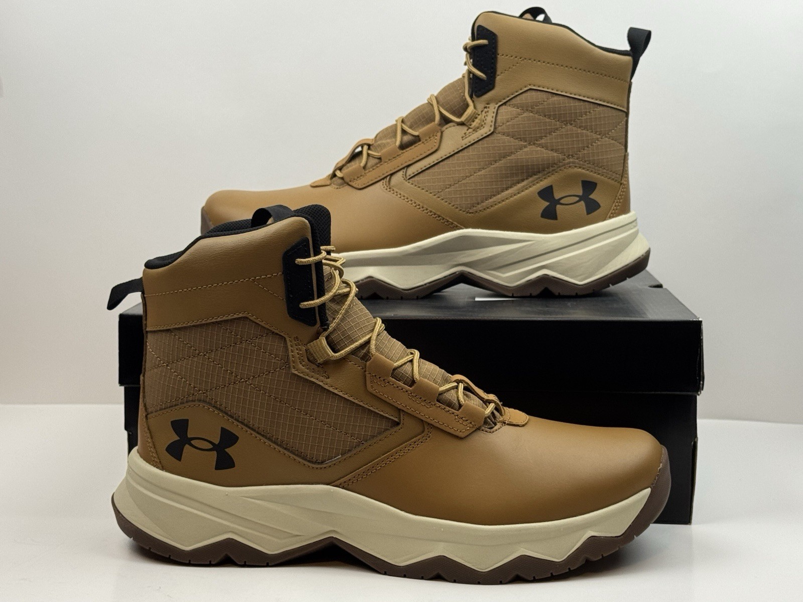 Under Armour UA Stellar G2 6″ Tactical Boot Mens Size 13 Brown 3025578-200
