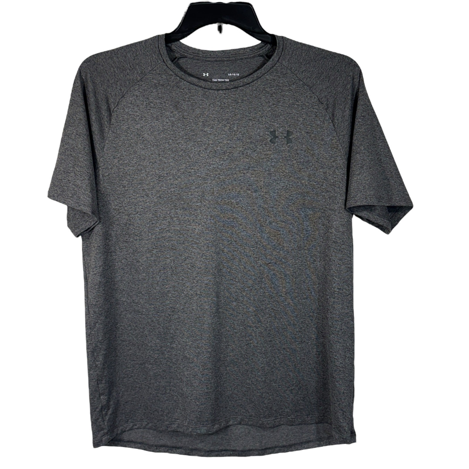 Under Armour Mens Large The Tech Tee Shirt Lightweight Short Sleeve Stretch Gray