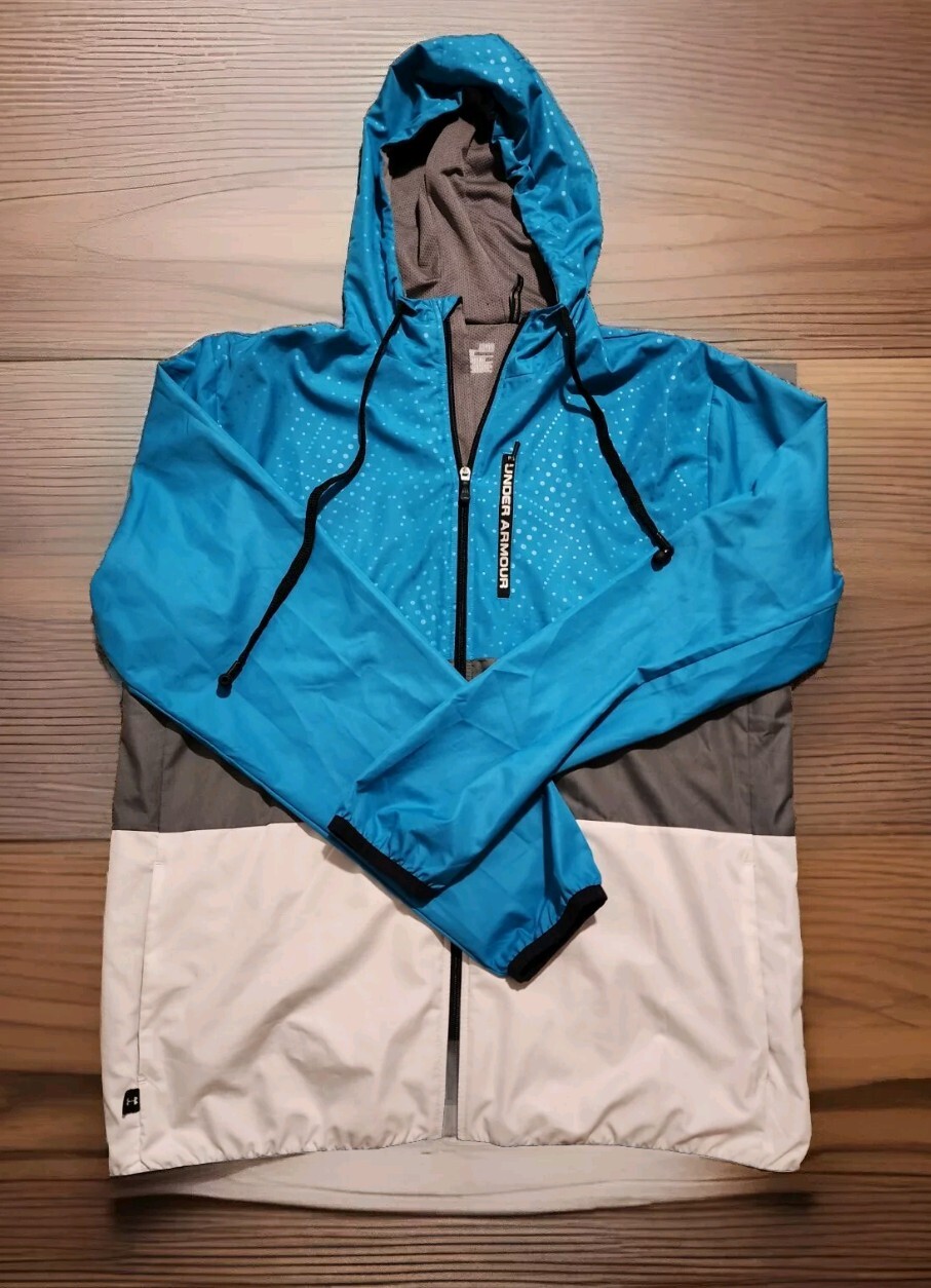 UNDER ARMOUR All Season Gear Hoodie With HB3 Technology LOOSE Size Large EUC