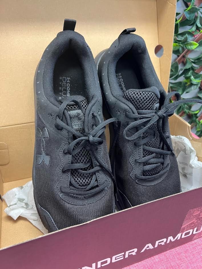 Size 12.5 – Under Armour Charged Assert 10 Triple Black