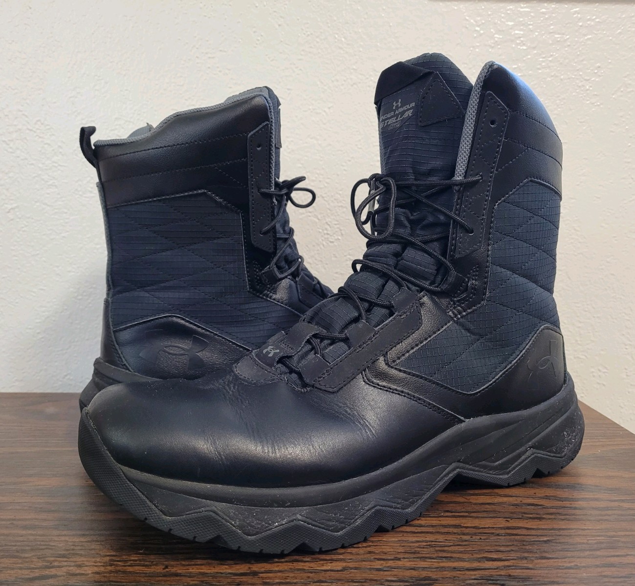 Under Armour Stellar G2 8″ Tactical Boots Black MEN’S size 13 Used No Box