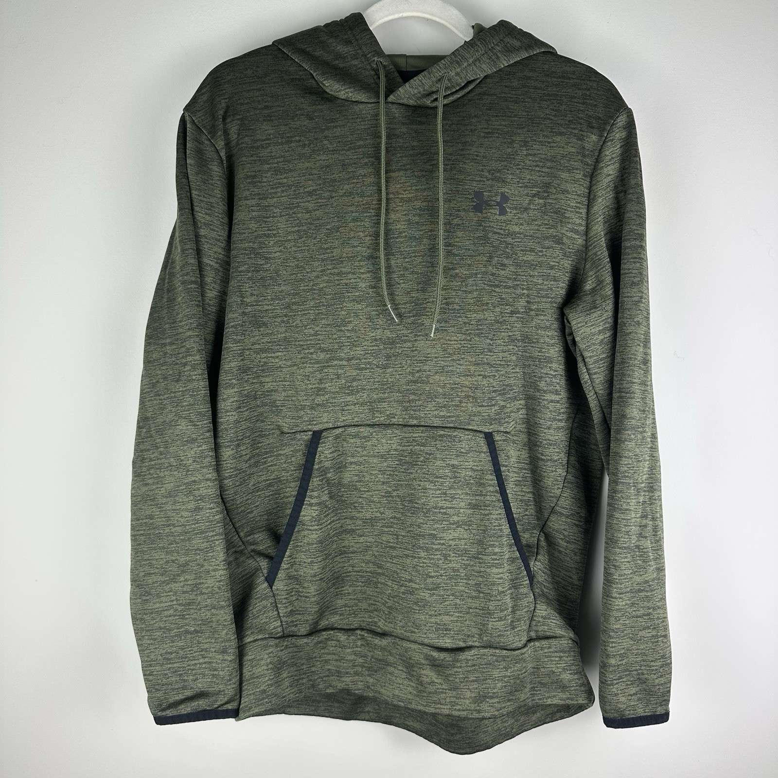 Under Amour Fleece Lined Hoodie Sweatshirt Men’s Size Small Hunter Green Heather