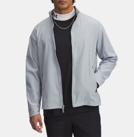 Under Armour Unstoppable Full Zip Jacket Harbour Blue Black 6003087-465 Men XL