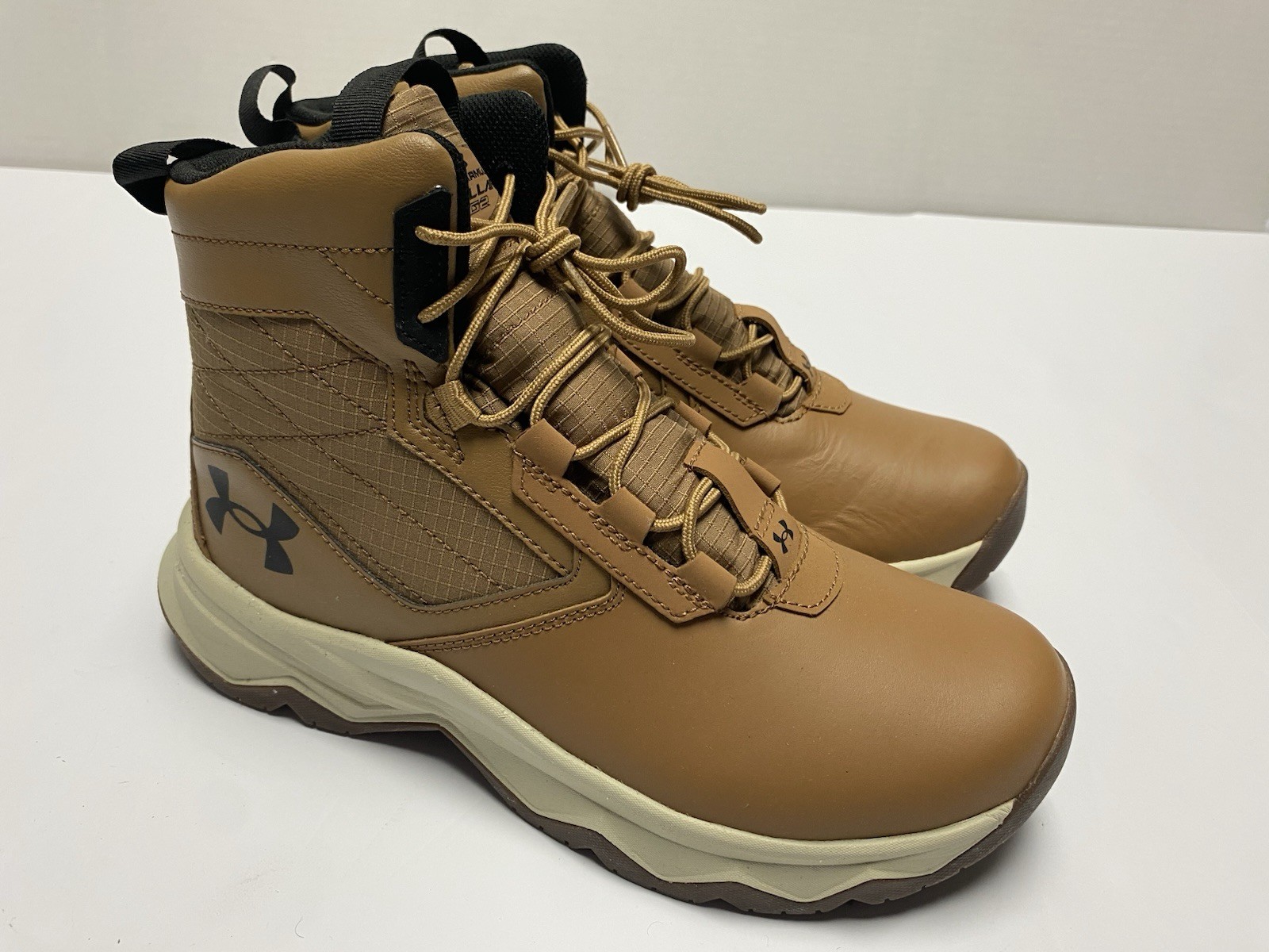 Under Armour Men’s UA Stellar G2 6″ Tactical Duty Brown Hiking Boots Mens Sz 8