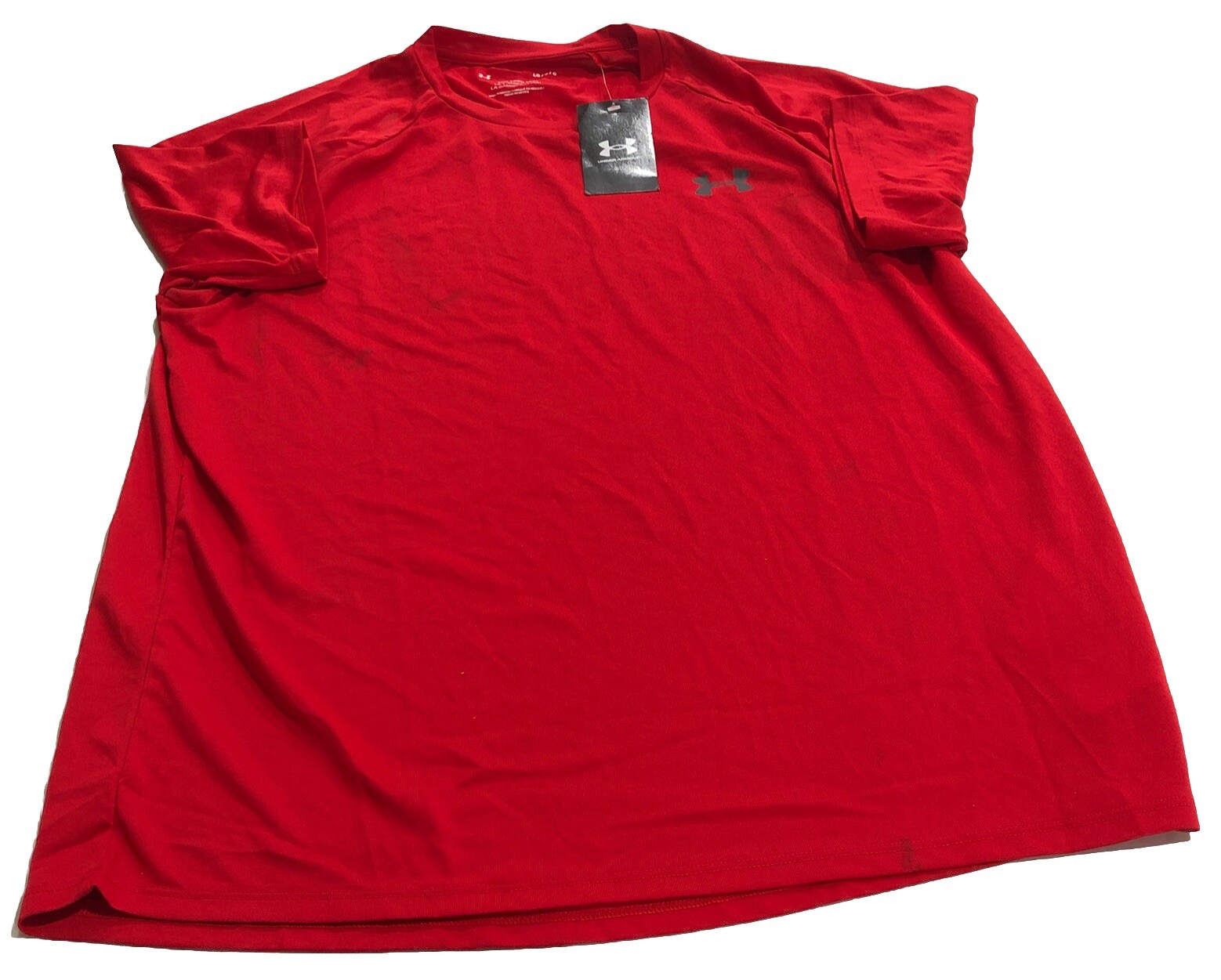 UA Men’s Red Short Sleeve Tech 2.0 Tee Large