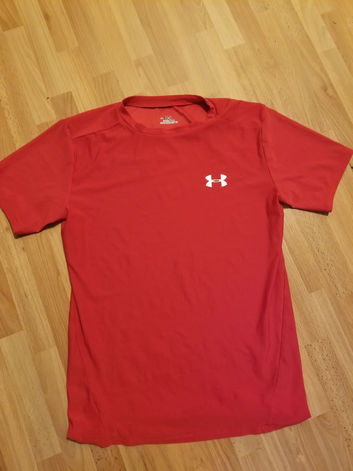 UNDER ARMOUR HEAT GEAR RED COMPRESSION SHIRT MENS SIZE XLARGE