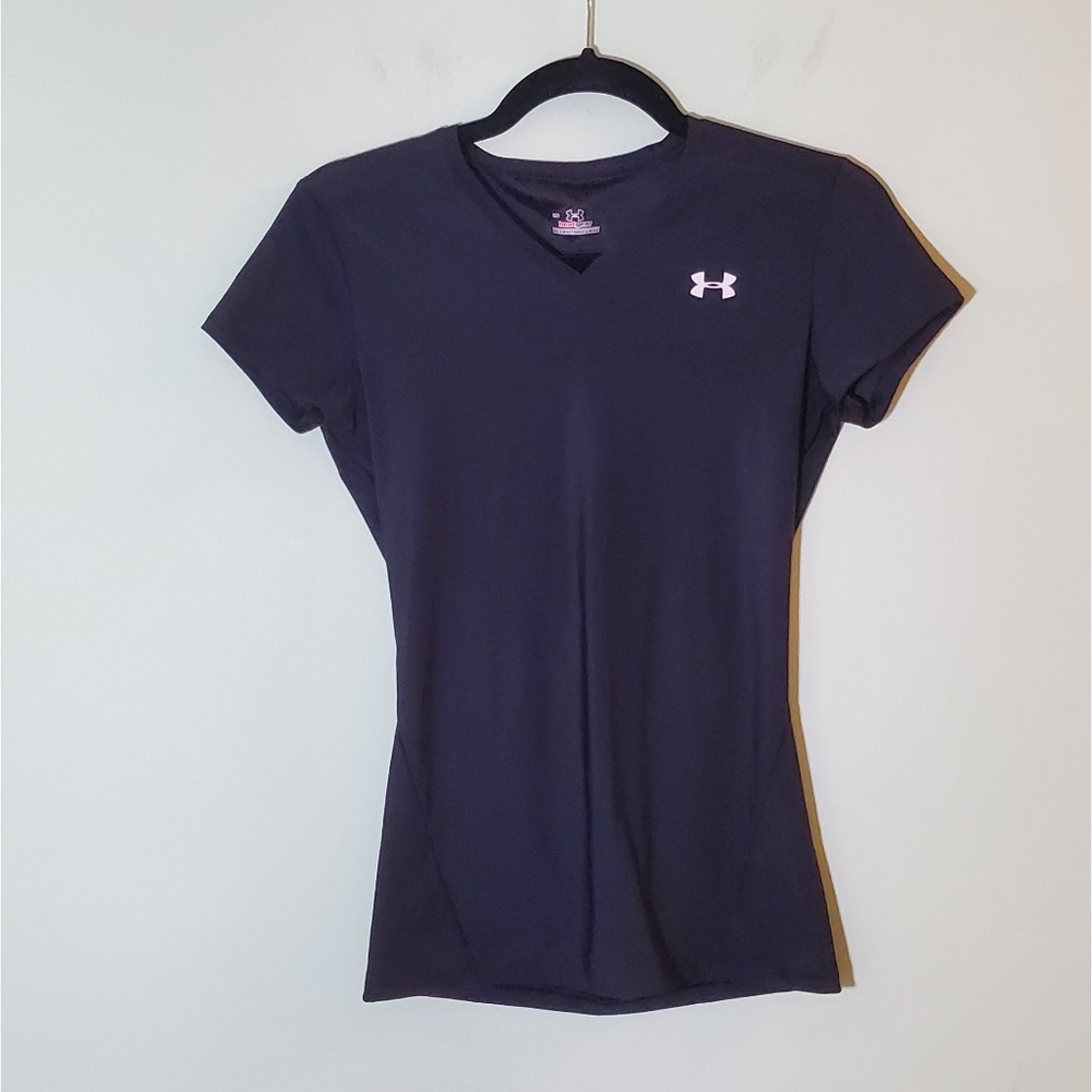NWOT! Under Armour Black HeatGear Compression Short Sleeve Tee Large