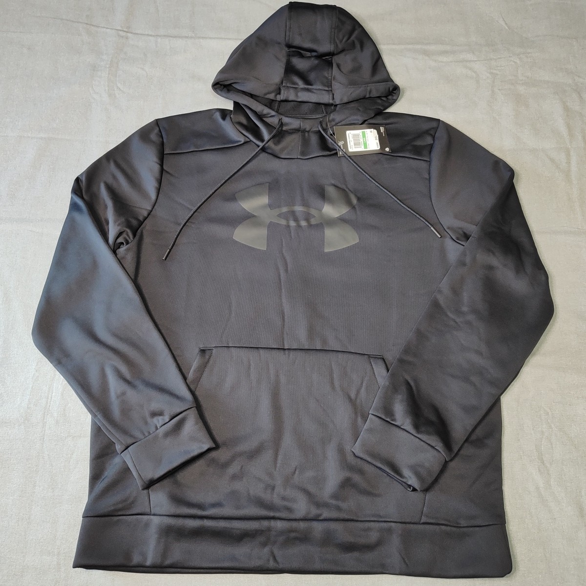 Under Armour Men’s Fleece Big Logo Hoodie, Black Large