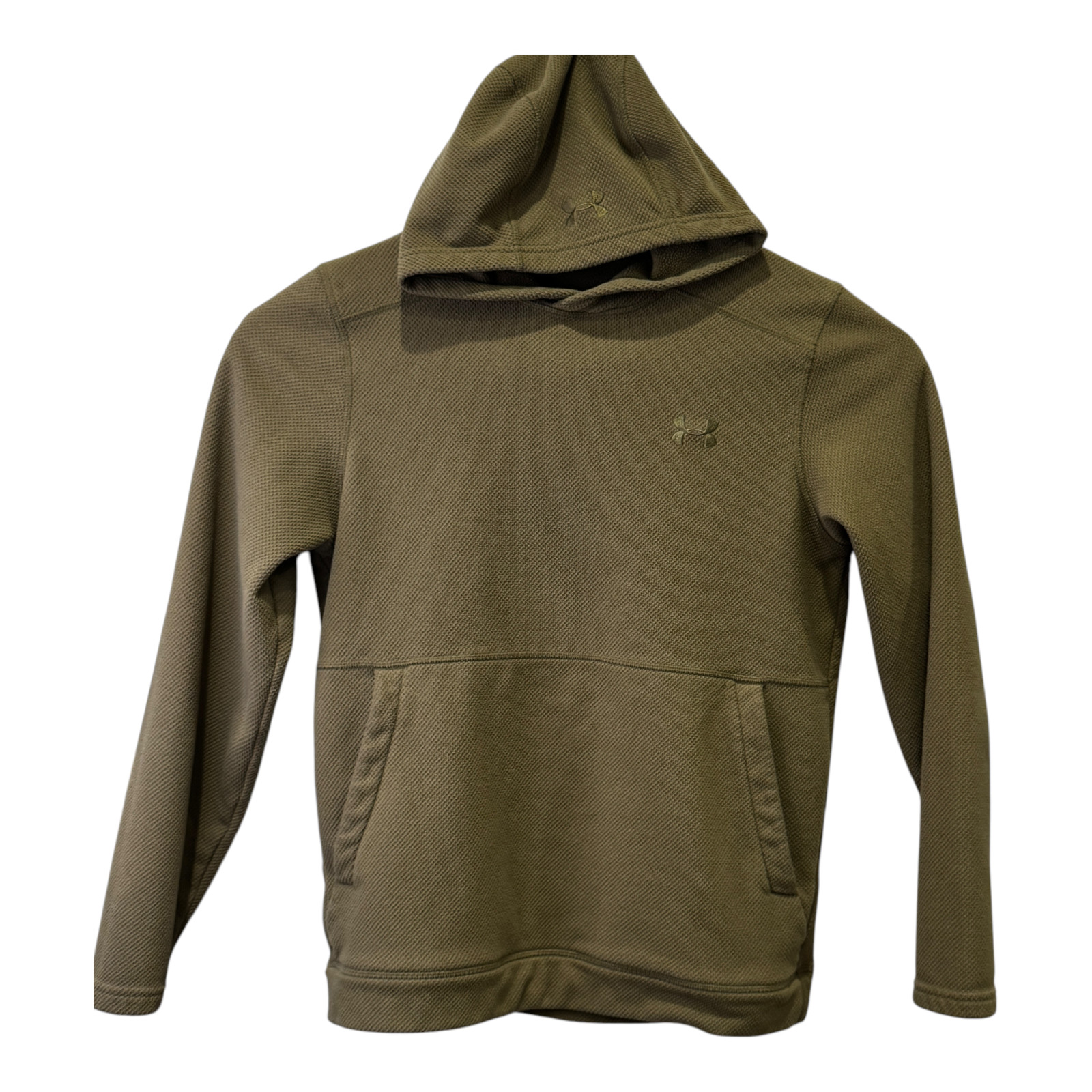 Under Armour HeatGear Green Hoodie Size Medium