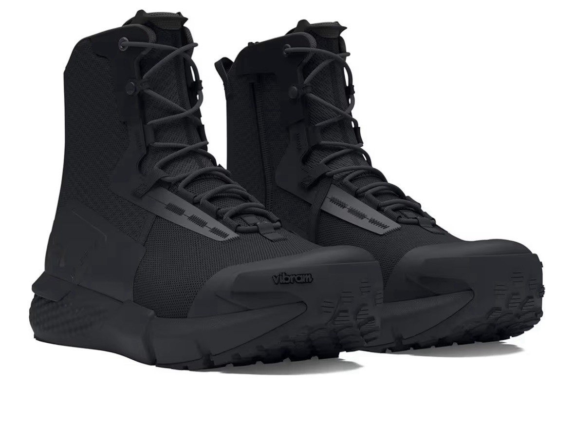 Under Armour Men’s Charged Valsetz Zip Military and Tactical Boot Size 7.5 Black