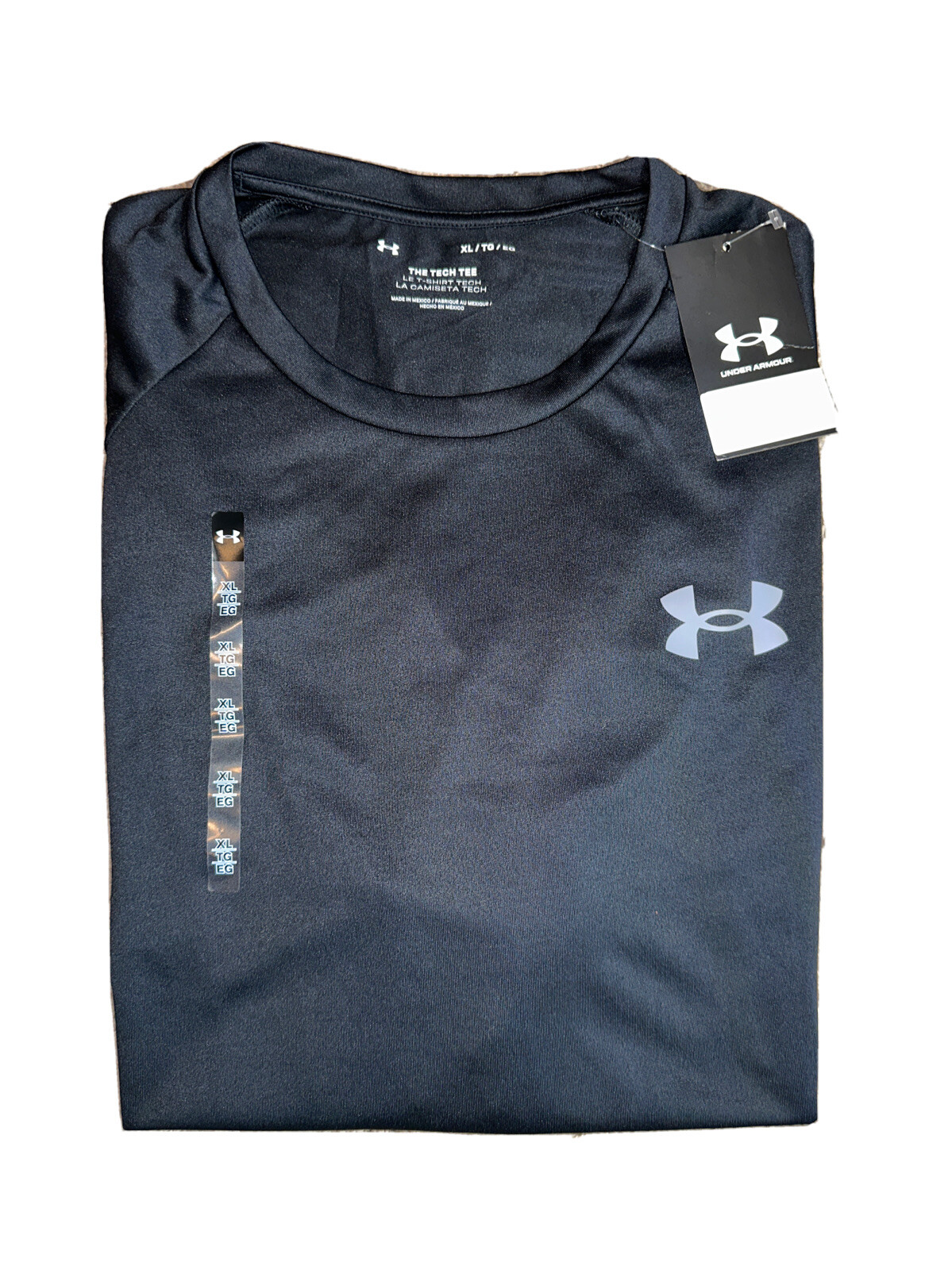 NEW Men’s Under Armour Black XLarge Tech 2.0 Tee Shirt Running Training
