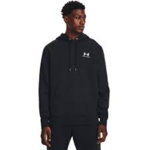 Under Armour Men’s Essential Fleece Hoodie Black Size XL NEW WITH TAGS