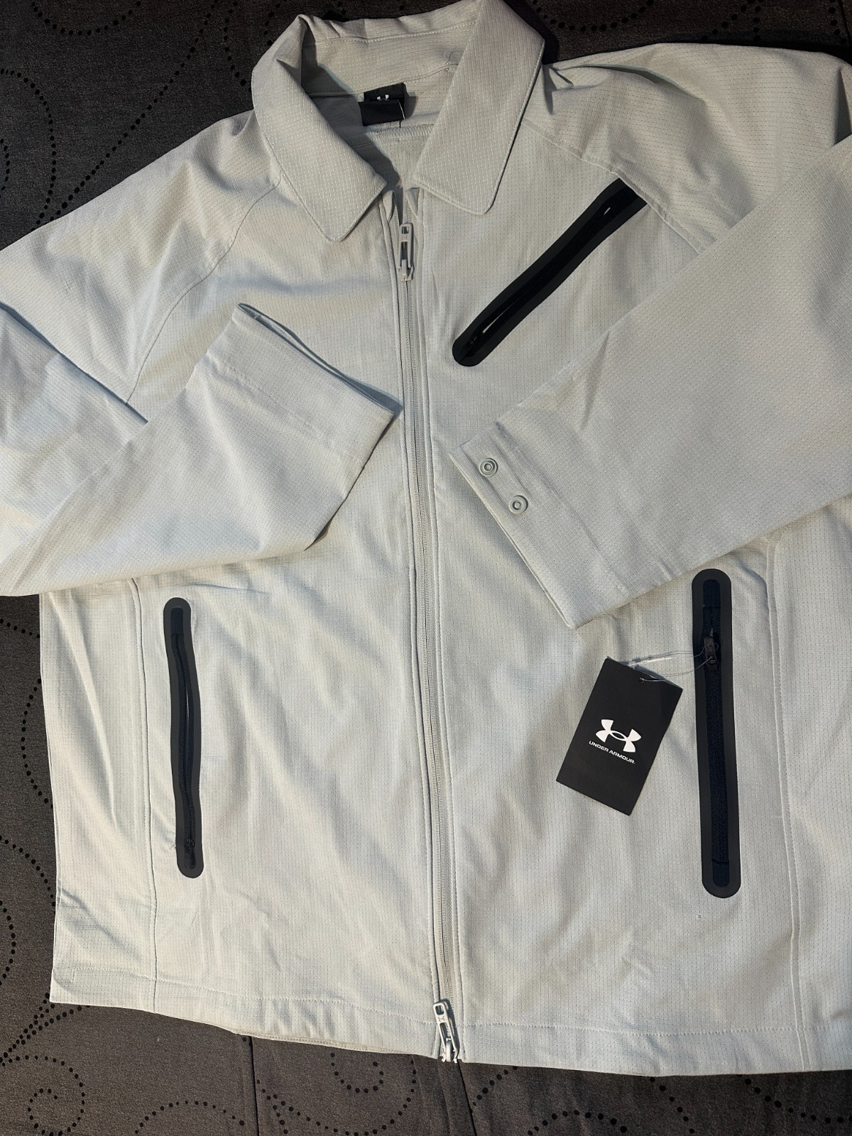 UNDER ARMOUR UNSTOPPABLE #377 HYDRO GREEN VENT TECH JACKET SIZE M MEN $120.00