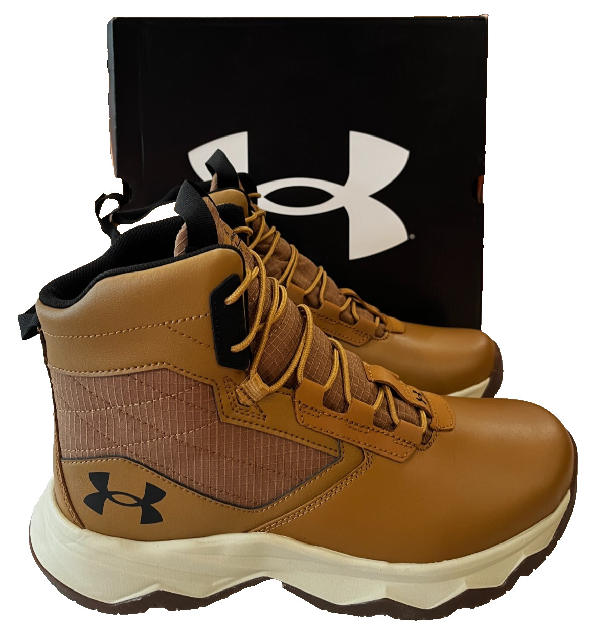 Under Armour Stellar G2 Tactical Boots Brown Tan 3025578-200 Men’s size 9 NEW