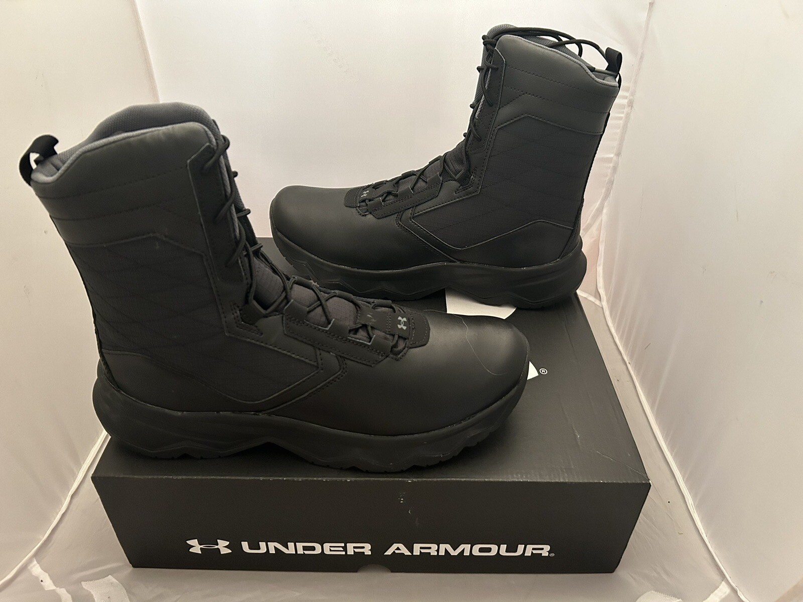 Mens Under Armour 3024946-001 UA Stellar G2 Tactical Duty Boots Hiking 13 NIB