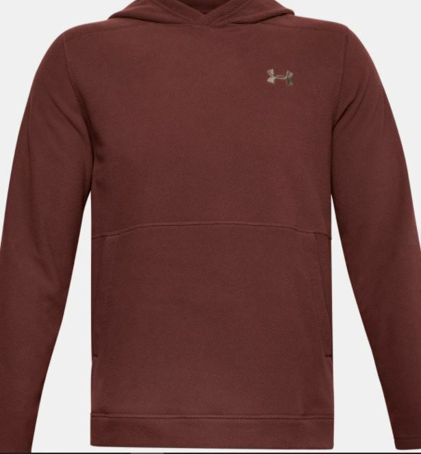 Under Armour Hoodie Men’s M, UA OffGrid Fleece Hoody, Cinna Red, New With Tags