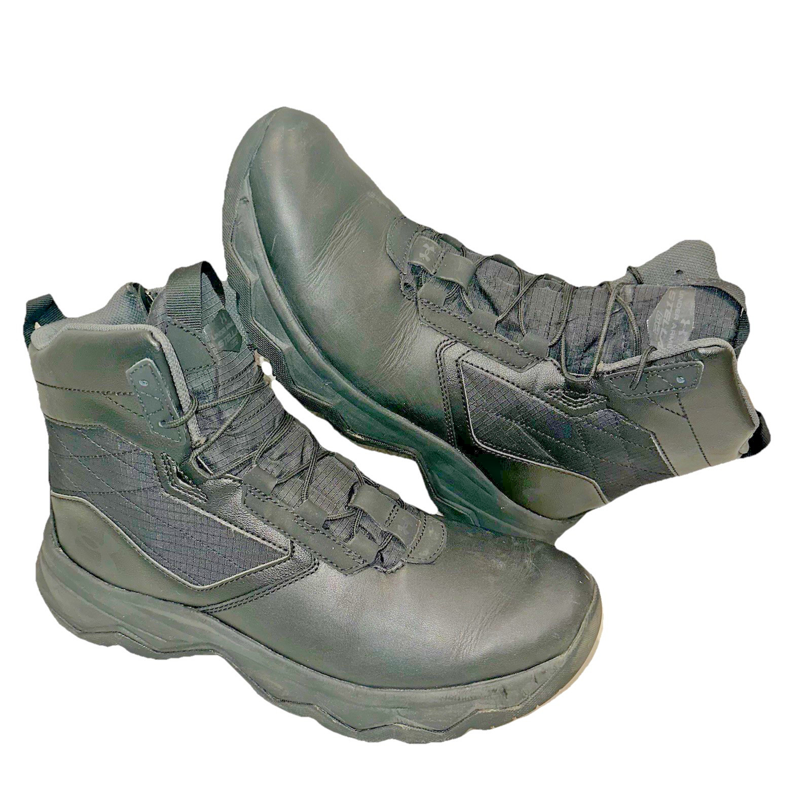 Under Armour Men’s Sz 12 UA Stellar G2 6″ Side Zip Tactical Boots 3025579-001