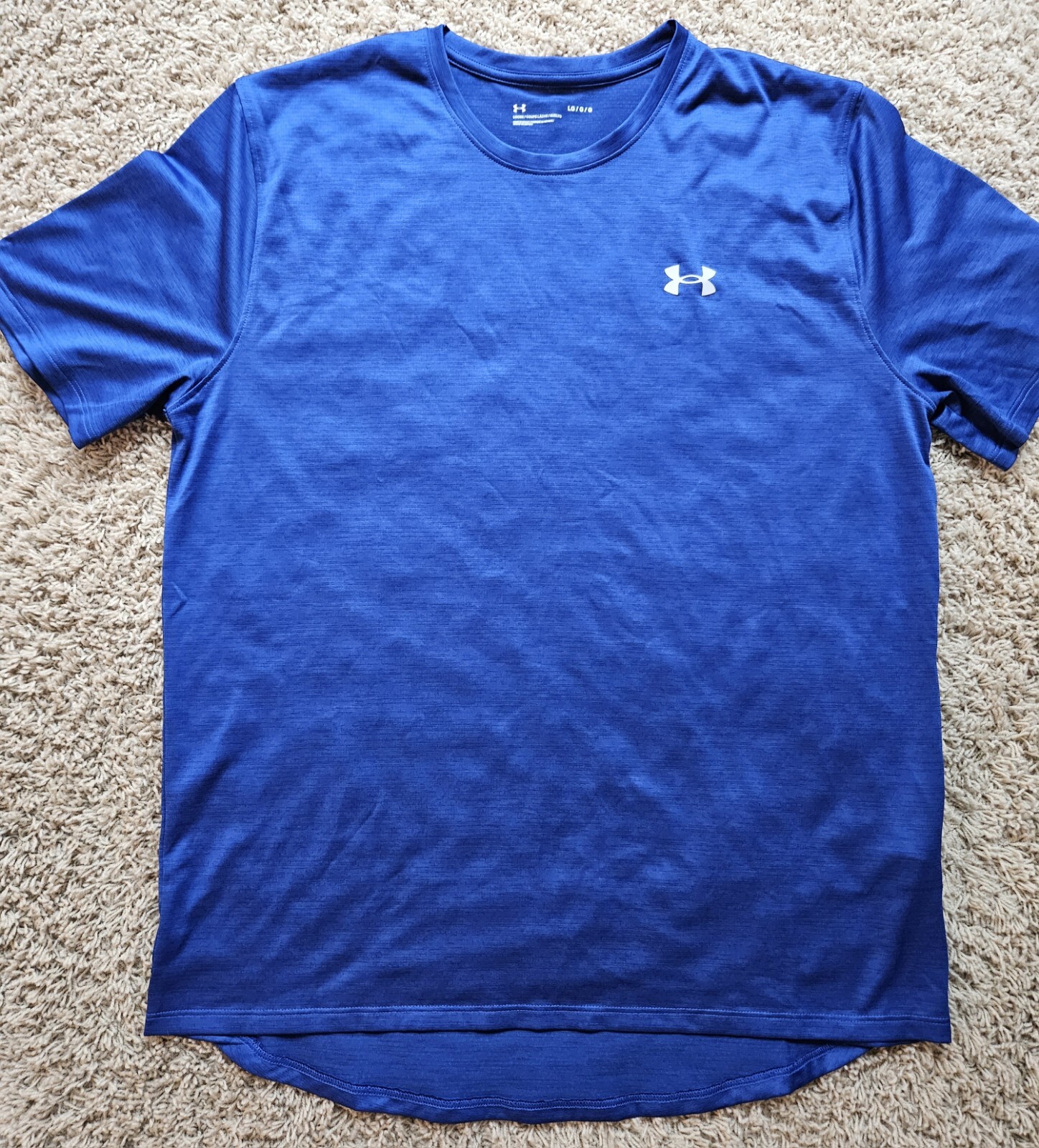 Large Under Armour Men’s UA Tech 2.0 Short Sleeve Athletic T-Shirt – Royal