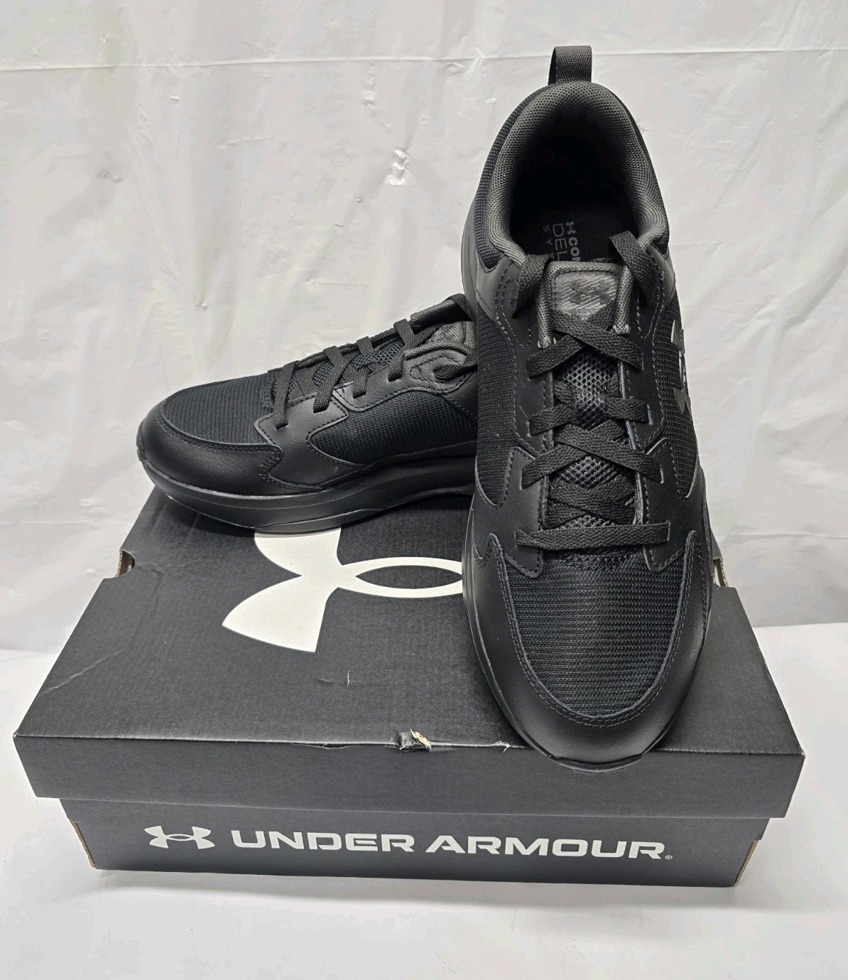 Under Armour Charged Edge Men’s Training Shoes Size 12 Black New With Box