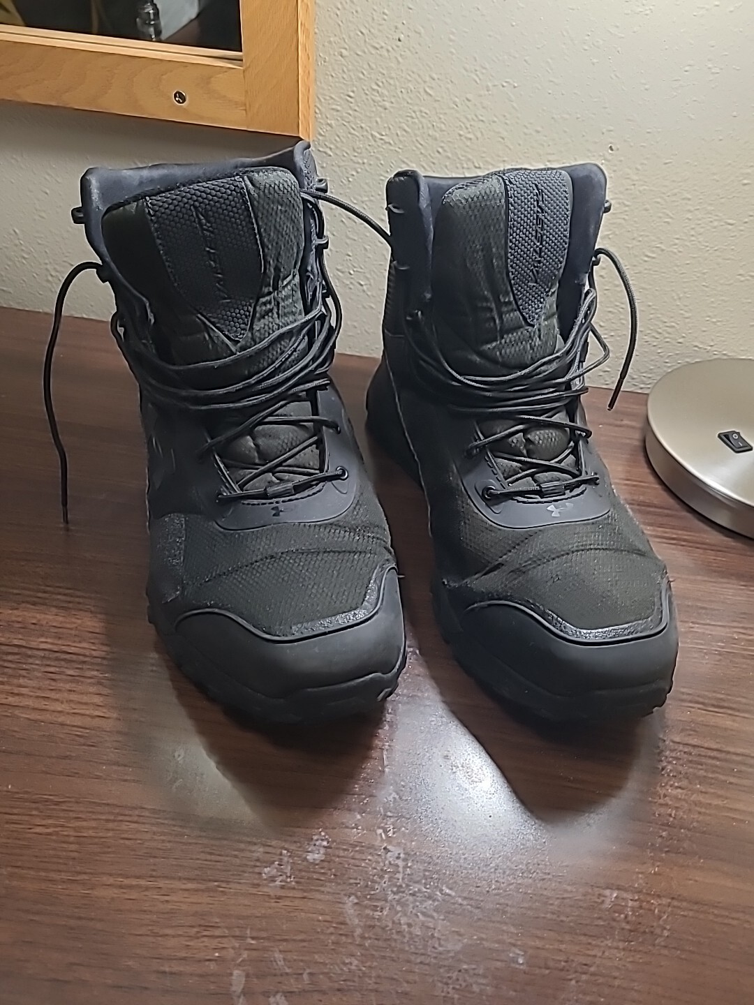 Under Armour Valsetz Tactical Boots Men Size 14 Black Hiking Military