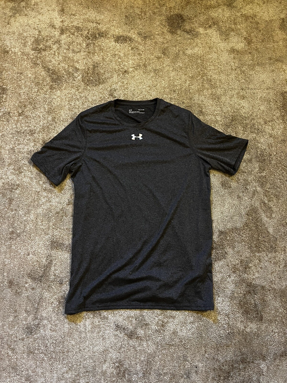 Under Armour T Shirt Size S Grey Mens The Tech Tee Short Sleeve
