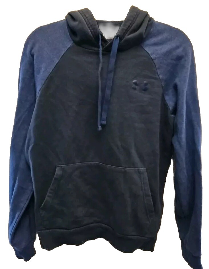 Under Armour UA Mens Pullover Hoodie. Sz Small & Navy Blue.
