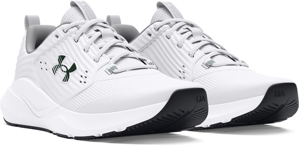 Under Armour Men’s Charged Commit Trainer 4 Sneaker Shoes White Grey Size 7.5
