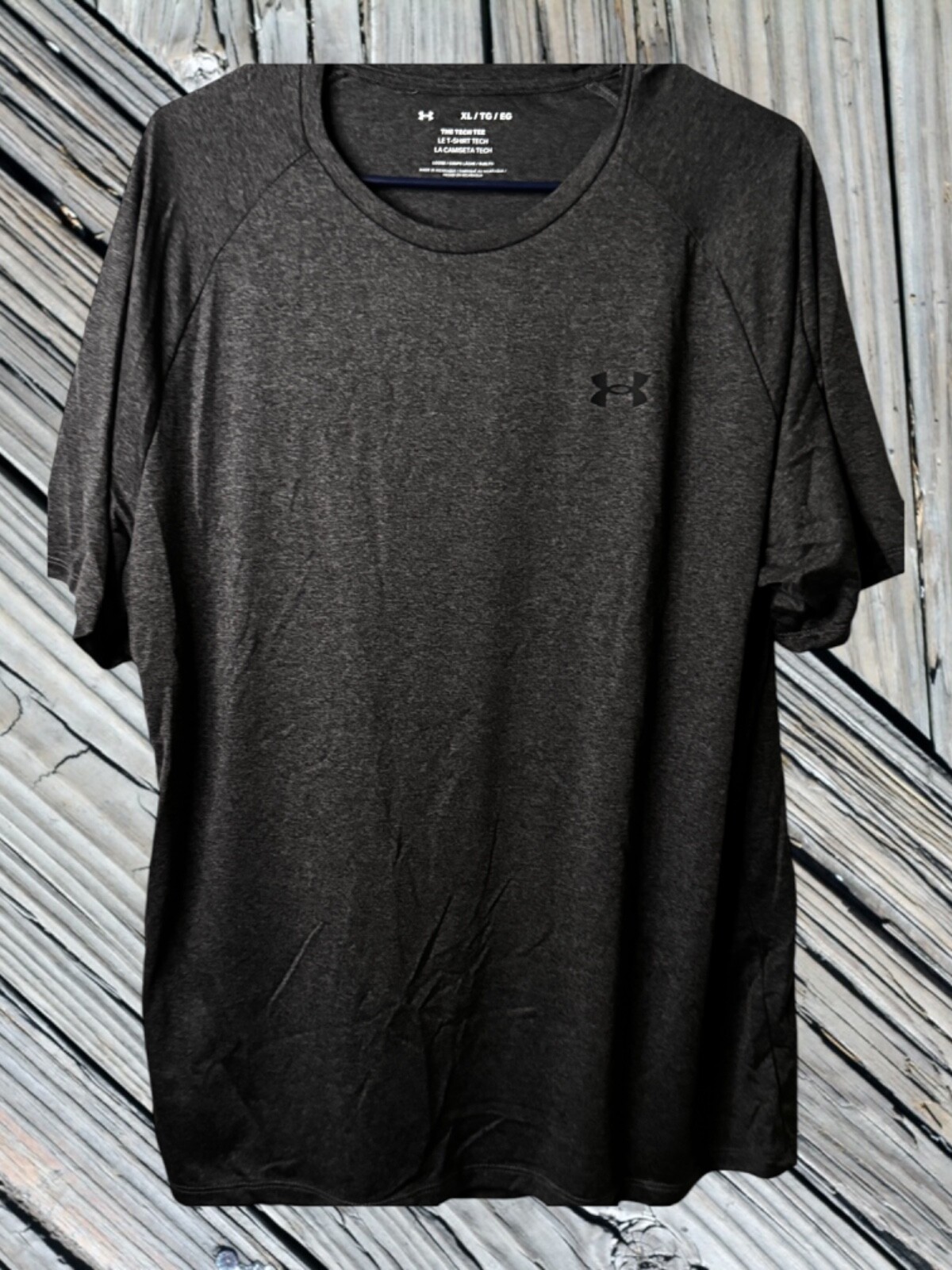 Under Armour Gray The Tech Tee Crew NeckSize XL