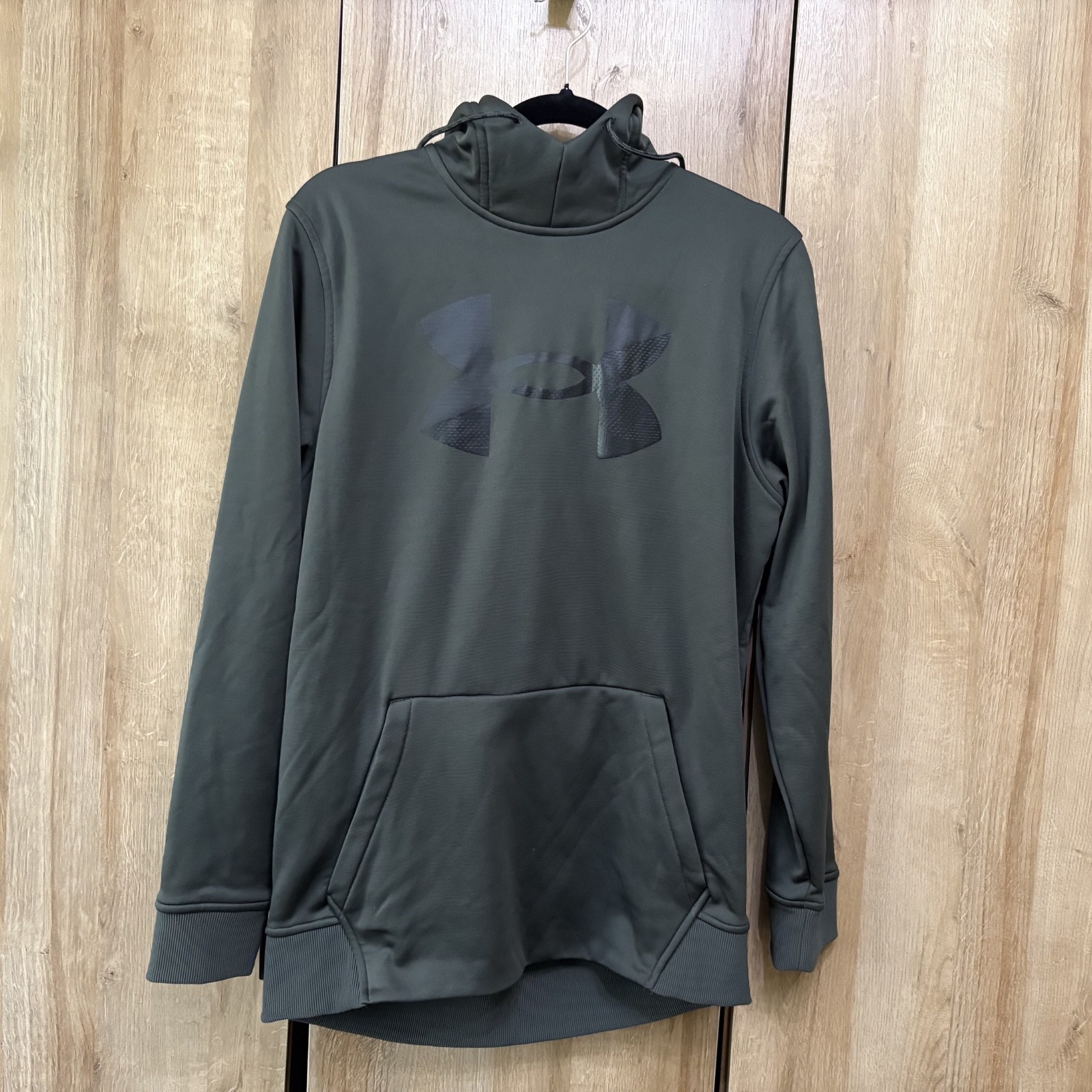 UNDER ARMOUR Hoodie Hooded Sweatshirt Green coldgear Size Medium