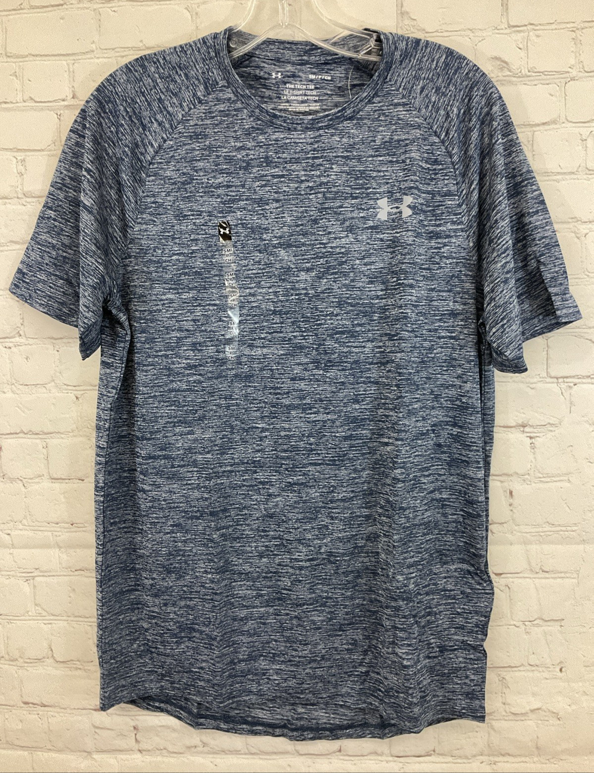 Under Armour 1326413 Men’s Tech 2.0 Short Sleeve T-Shirt Blue Grey S Small