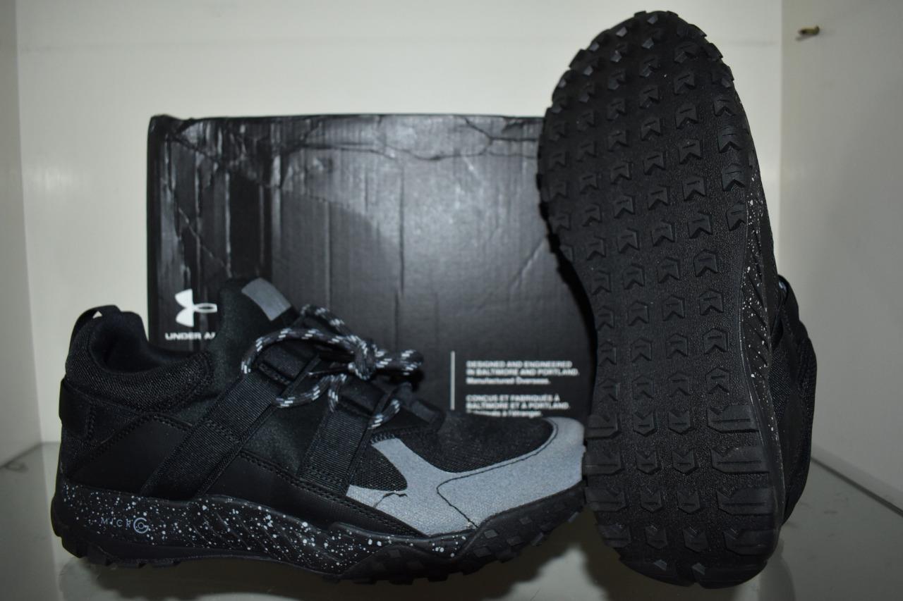 Under Armour Unisex UA Valsetz Trek Sportstyle Shoes 3022620 001 Black NIB