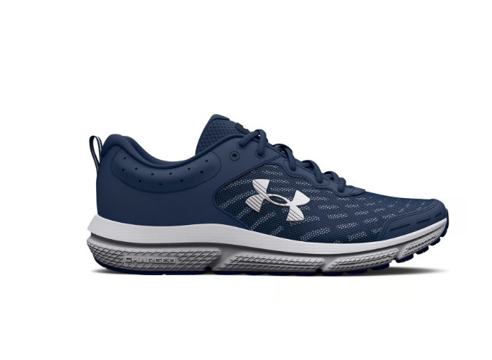 Under Armour Men’s Charged Assert 10 Shoes, NAVY/WHITE (NEW)